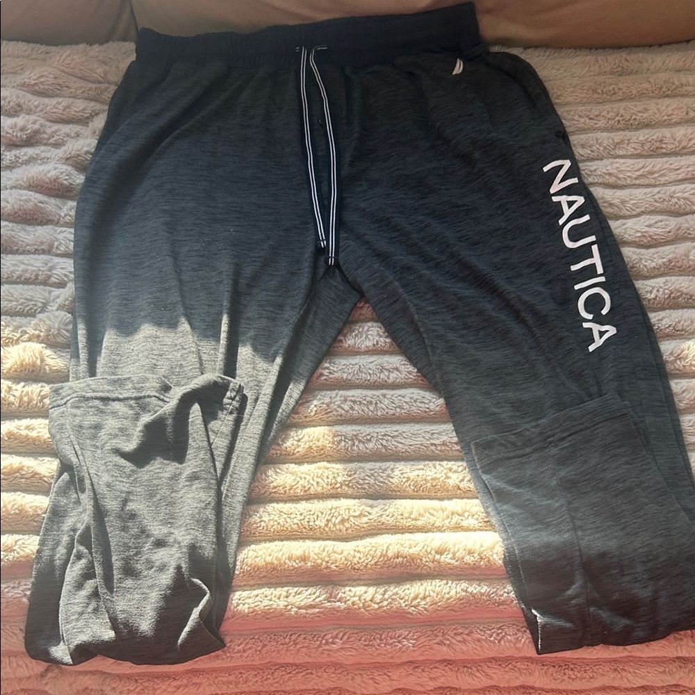 Nautica Men's Gray Jogger Pants